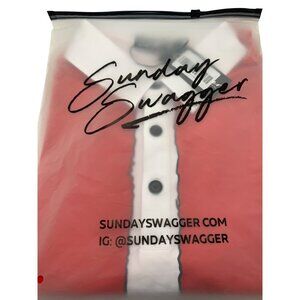 Sunday Swagger Mens Santa Suit Polo Shirt Red/White Size L